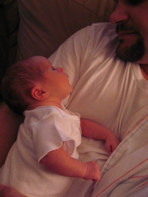 IMG_2037.JPG - Look at me, Daddy, I can lift my head like a big girl.