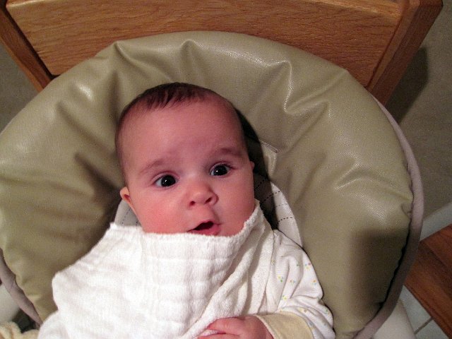 IMG_3831b.jpg - 'Peek-a-boo' playing during dinner.