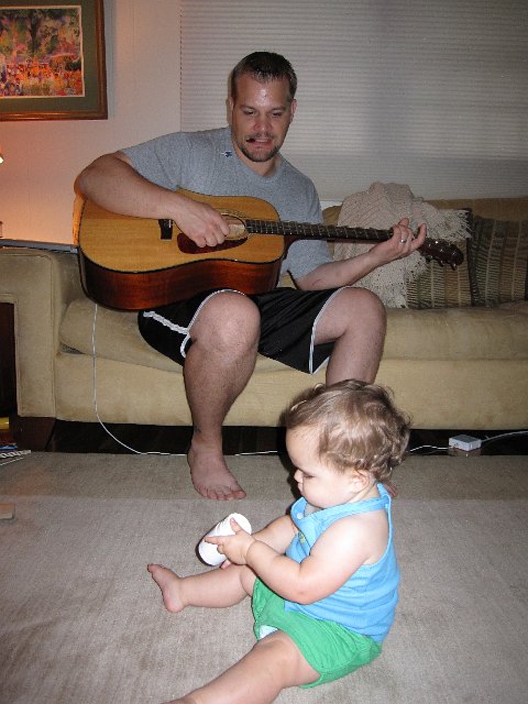 IMG_8532.JPG - Catherine joins in with her "psuedo maraca".