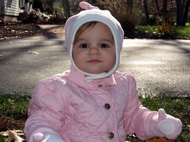 IMG_0563b.jpg - Mom can dress her up as silly as she likes and Catherine still manages to look adorable!