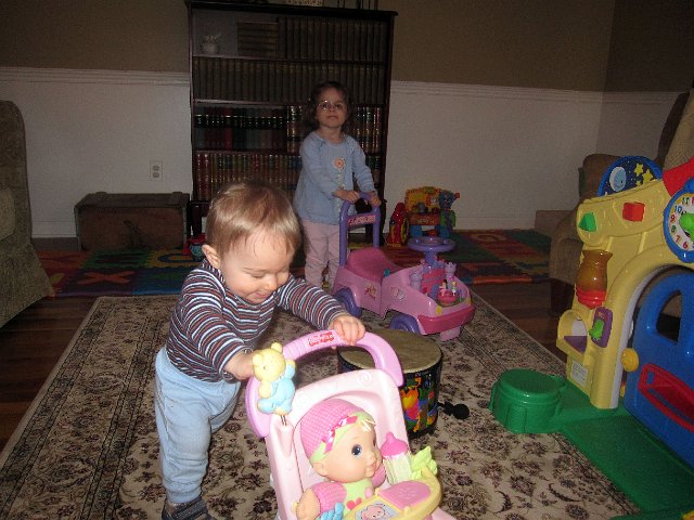IMG_3379b.jpg - It's just another busy, silly day at the Burkett household ...