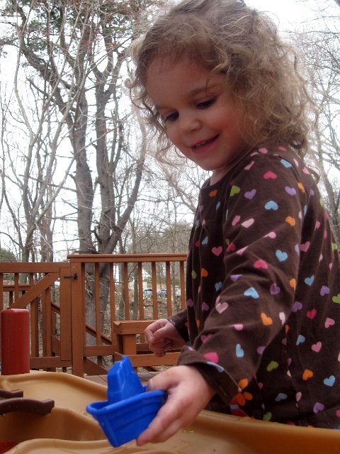 IMG_3479b.jpg - Catherine is launching her boats into the water play table to celebrate.