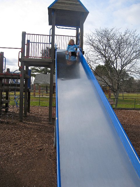 IMG_7496.jpg - That is a really big slide!  Catherine was not intimidated at all.