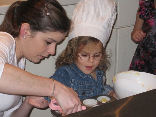 IMG_7799.jpg - They measured, stirred, poured and then celebrated while the cupcakes baked.