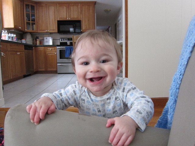 IMG_3034.JPG - And, finally, a decent shot of Nathan's first 2 teeth.  Congrats, lil man!