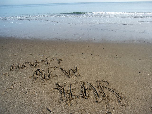 IMG_2446b.jpg - We headed to the beach on this fine New Year's Day.  It's in the 50's, yippee!  I certainly don't know of a better way to spend the first day of 2011!!