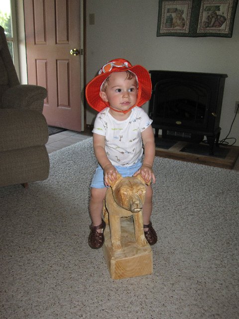 IMG_5141b.jpg - Nathan discovered some entertainment within the house too.