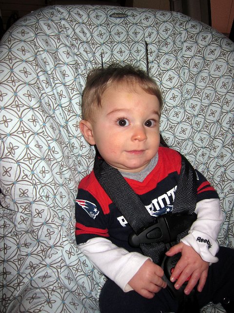 IMG_3073b.jpg - He's also out of the bucket for the car seat now too.