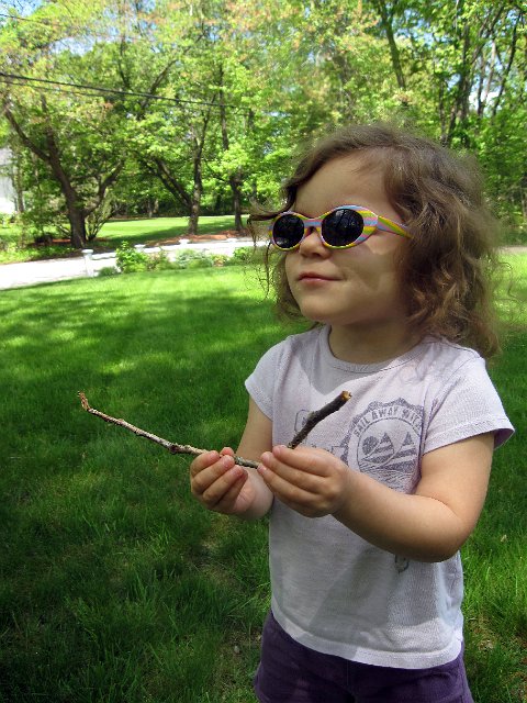 IMG_3888b.jpg - Catherine was showing off the tree branch she found in the shape of an "L".