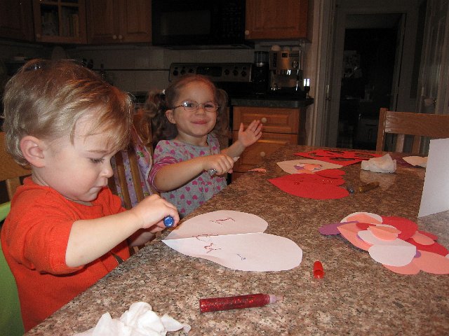 IMG_8153.jpg - Crafts are sure to surround almost any holiday in this household ...