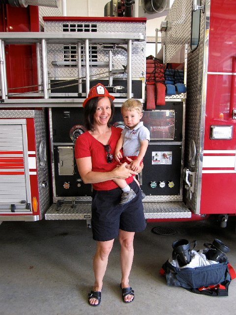 IMG_1035.jpg - It was wonderful to spend some one-on-one time with Nathan in the fire house while Catherine was at Dance Camp.