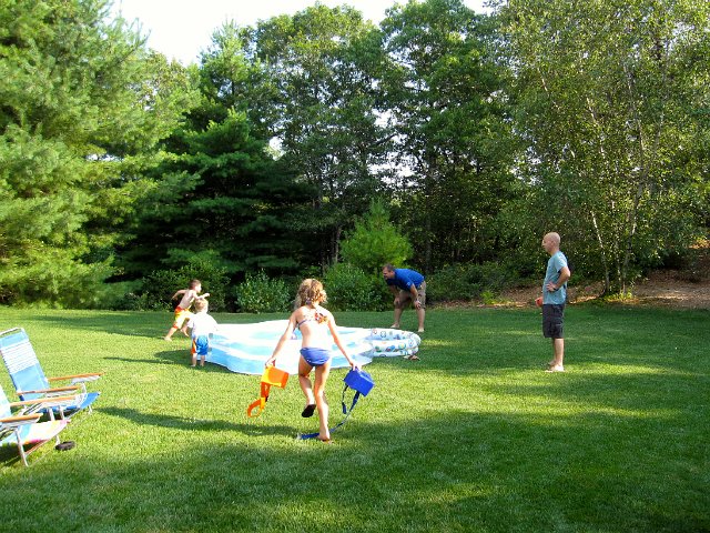 IMG_1106.jpg - The kids and Dads started off the adventure with some water fun on his hot, humid day.