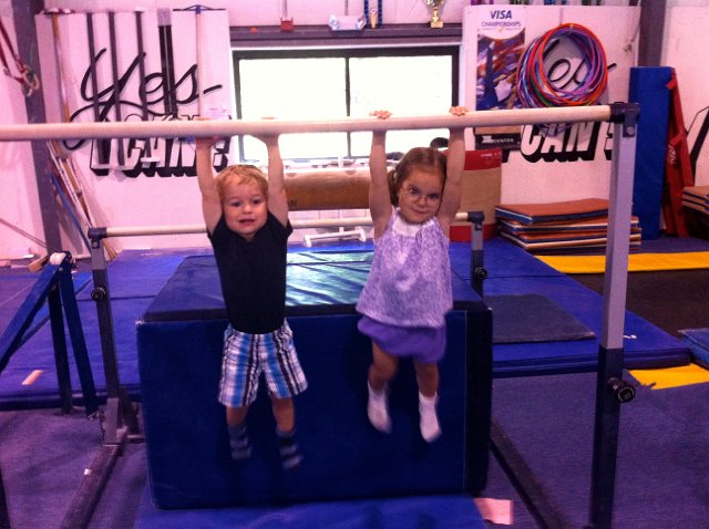 IMG_2373.jpg - Our kids may be on the smaller side, but they are very strong little monkeys.