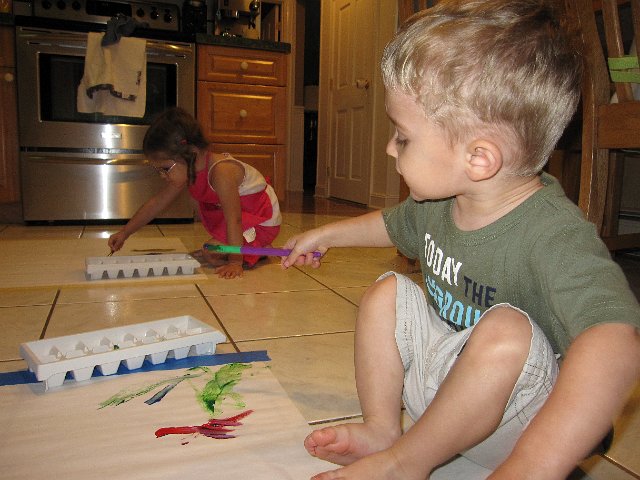 IMG_0615.jpg - Painting is one of the kids' favorite activities.