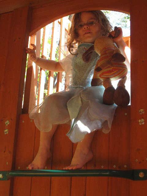 IMG_9464.jpg - Catherine was holding "group time" in the "school house" with Charlie.