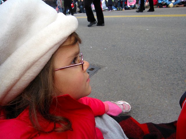 IMG_2961.jpg - Catherine is focused on the first of many marching bands ...