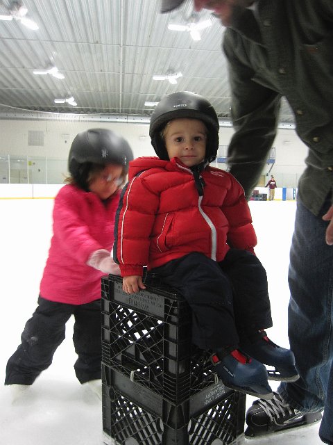 IMG_3037.jpg - A successful day is rewarded with a fun ride on the crates.