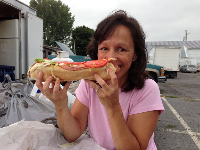 IMG_3935.jpg - I had a great hoagie that reminded me of how Mom-Mom used to make hers.