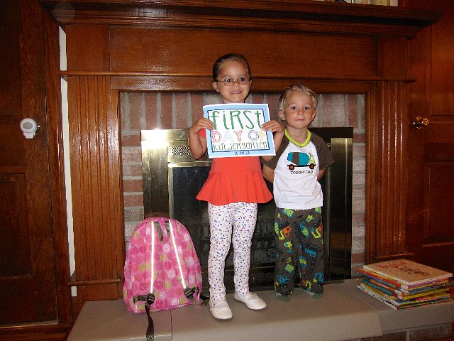 IMG_8026.jpg - Nathan did not want to miss out on all the excitement (even if he was still in his pjs).