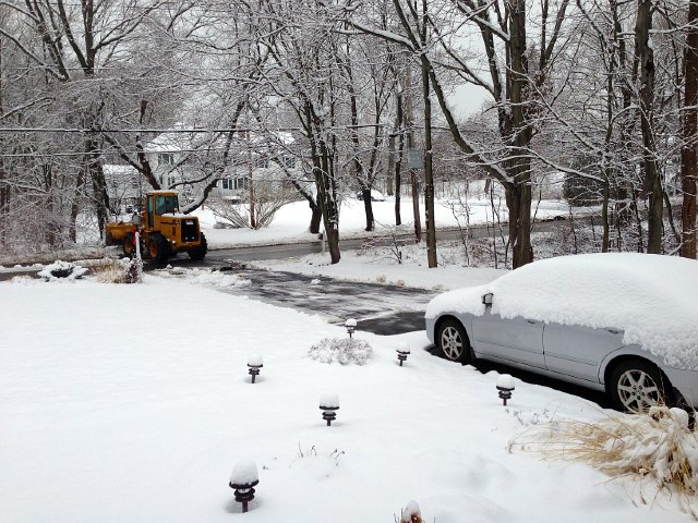 IMG_2903.jpg - Who needs a snowblower when you have a neighbor who loves to play with his big toys?  (Michael was traveling for work so let's just say not a lot of effort from me was going to take place when it comes to snow cleanup.)