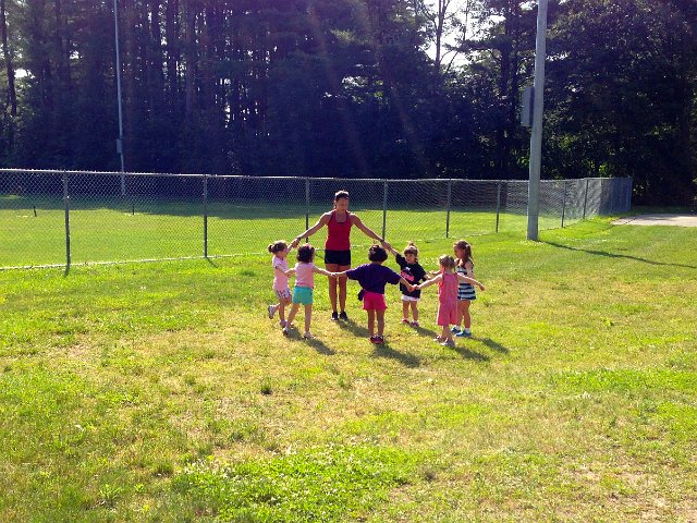 IMG_3660.jpg - Catie Ann's first camp event of the summer is Cheerleading through Andover DCS.