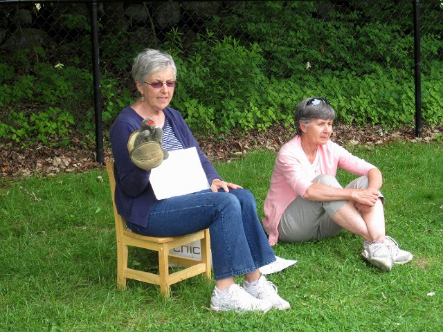 IMG_6401.jpg - Here are Mrs. Roberts, Franklin and Mrs. Stephenson.  This was Mrs. Stephenson's last party too ... Happy Retirement, we're going to miss you!