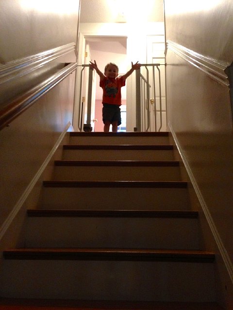 IMG_3519.jpg - He's also Mommys inspiration when doing her "steps" to get fit.