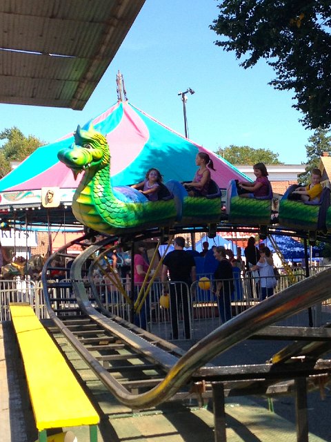 IMG_1678.jpg - There's our coaster queeny.  She loves sitting in the first car!