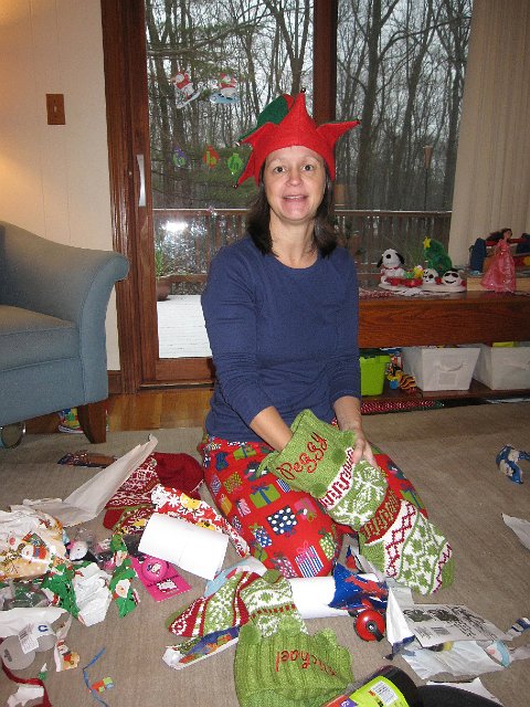 IMG_3362.jpg - Even Mom received a few things from Santa in her stocking because she was a really good girl this year!
