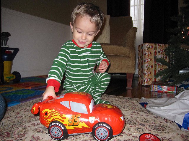 IMG_3419.jpg - Grandpa also gave Nathan a car that talks.