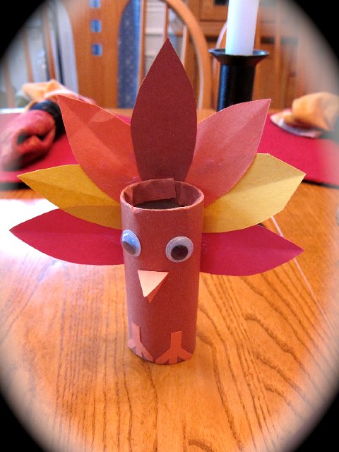 IMG_5952.jpg - The end product, a toilet roll turkey!