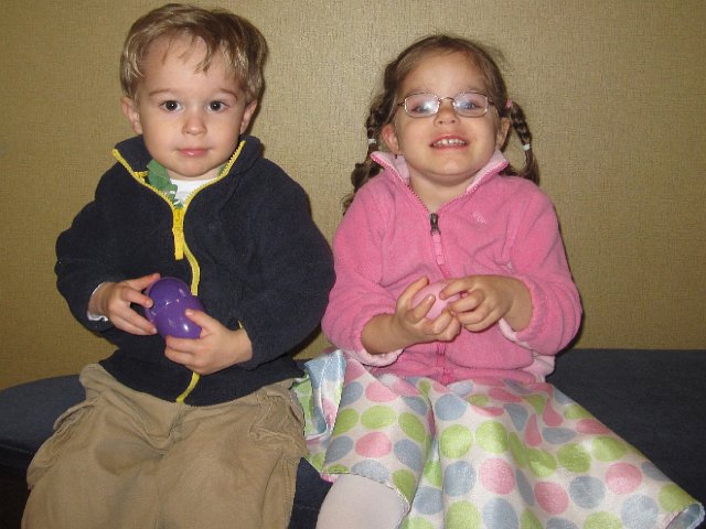 IMG_8936.jpg - The kids after our Easter Brunch at the Andover Marriott.  I think the highlight for them was looking for the Easter Bunny making his rounds (and the plastic eggs filled with candy).