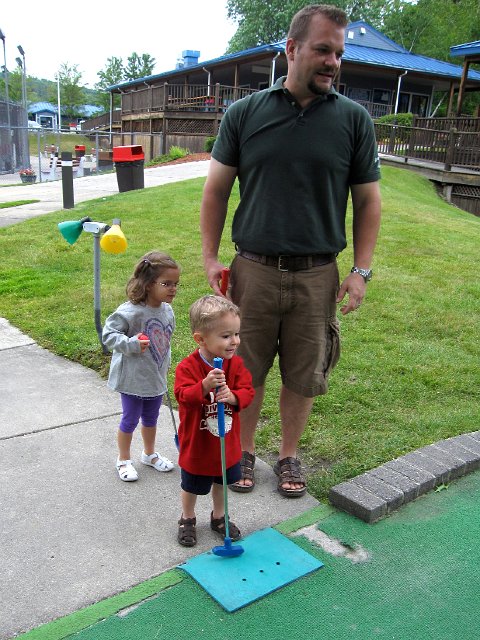IMG_0541.jpg - In honor of Nathan's birthday, we did one of his favorite activities .. mini golf at Cedardale.