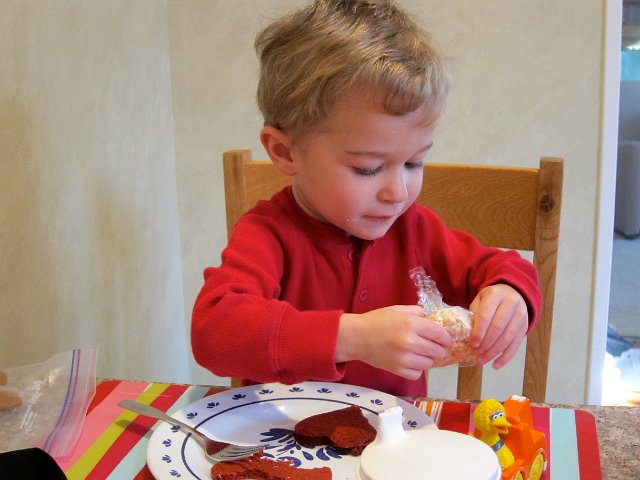 IMG_6755.jpg - Nathan LOVES rice krispie treats!