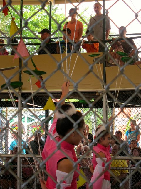 IMG_4790.jpg - Now, onto the Circus Show with the Yandong Chinese Acrobatic Troupe.  These gals are balancing many spinning plates while performing.
