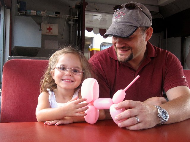 IMG_1768.jpg - Catherine was very pleased with her little pink dog.